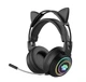 Беспроводные наушники со съемными ушками кота и оленя E-SPORT ATD SY-Т25 (Black) - изображение 3