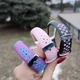 Ремешок Nike style с металлической застежкой для фитнес-браслета Xiaomi Mi Band 4 и 3 Черный с голубым (mrk9296) - изображение 9