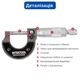Точный механический микрометр в кейсе INTERTOOL MT-3041 0-25 мм с точностью до 0.01 мм для профессиональных измерений - изображение 17