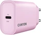 Мережевий зарядний пристрій Canyon OnCharge 30CL 1xPD Type-C 30W Pink (CNE-CHA30CLPK) - зображення 6