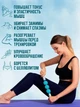 Ролик массажный для йоги Massage stick AND 5284 3 шарика ПП ПВХ 41 см - изображение 5