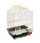 Клітка для малих птахів розміри 30 х 23 х 39 см колір "золото" GOLDEN CAGE A112 GOLD - зображення 7