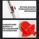 Аккумуляторная газонокосилка триммер 48 В с колесами Триммер для травы с комплектом ножей и диском 2 батареи 2000 мАч 800 Вт - изображение 7