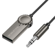 Bluetooth-ресивер BOROFONE BC56 Peaceful car AUX BT receiver with cable Metal Gray - изображение 3