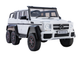 Samochód elektryczny dla dzieci Lean Toys Mercedes G63 6x4 Biały (5905884454930) - obraz 2