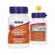 NOW Foods вітамін D3 5000 МО 30 капсул Д3 для зубів кісток м'язів харчова добавка холекальциферол айхерб США - зображення 1