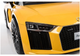 Samochód elektryczny dla dzieci Lean Toys Audi R8 Spyder lakierowany Żółty (5902808151548) - obraz 16