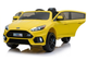 Samochód elektryczny dla dzieci Lean Toys Ford Focus Żółty (5907625580823) - obraz 6