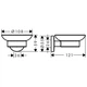 Мыльница Hansgrohe Logis Universal 41715000, стекло - изображение 2