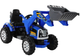 Traktor na akumulator Lean Toys z łyżką Niebieski (5908275995814) - obraz 3