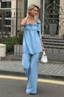 Костюм Jadone Fashion Ханна L голубой - изображение 1