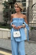 Костюм Jadone Fashion Ханна L голубой - изображение 3