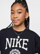 Підліткова футболка для дівчинки Nike G Nsw Tee Graphic Star HM6303-010 158-170 XL Чорна (197602734157) - зображення 3