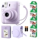 Подарунковий набір Fujifilm Instax Mini 12 Lilac Purple: Камера + Чохол + Ремінець + Фотоальбом на 64 фото + Фотоплівка 40 шт + Подарункове пакування - зображення 1