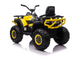 Quad elektryczny dla dzieci Lean Toys XMX607 Żółty (5907625581370) - obraz 9