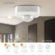 Датчик движения и света VIDEX VL-SPC24W 220V 1200W IP54 White инфракрасный - изображение 1