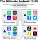 MP3/MP4 плеер Fanvace M32, на 144 ГБ, Bluetooth, WiFi, динамик, ОС Android 13, Spotify Kids, Audible, Amazon Music, Play Store + чехол, наушники, защитная пленка - изображение 2