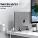Подставка для ноутбука вертикальная, универсальная Ugreen Vertical Laptop Stand Aluminum Gray - изображение 2
