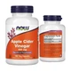 NOW Foods яблочный уксус 450 мг 180 растительных капсул - изображение 1