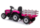 Трактор на акумуляторі Lean Toys XMX611 з причепом Рожевий (5903802452020) - зображення 12