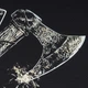Футболка c рисунком Valhalla Logo M Combat Black - изображение 5