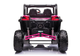 Samochód elektryczny dla dzieci Lean Toys Buggy UTV-MX Różowy (5903802453584) - obraz 12