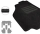 Текстильные коврики Pro-Eco Black для Mercedes-Benz V-Class (W447)(1 сдвижная дверь)(2 ряд - 1+1)(3 ряд - 2+1)(ящики под 3 рядом)(2-3 ряд) 2014→ (PE 4090727) - изображение 1