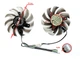 Вентилятор Everflow для видеокарты ASUS 75 мм 4-pin T128010SH (FD7010H12S T128010BH PLD08010S12HH T128010SU FD7010H12D) комплект 2 шт (№85.005) - изображение 3