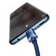 Кабель Baseus Crystal Shine Type-C to Type-C 100W 1.2m Blue (CAJY000603) - изображение 3