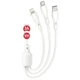 Дата кабель USB 2.0 AM to Lightning + Micro 5P + Type-C 1.0m 2.4A XO (CB-23U3) - зображення 4