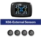 Контроль давления температуры в шинах TPMS в прикурку внешние датчики E-ACE K03 с зарядкой USB - изображение 3