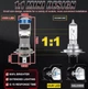 Мини LED лампа H7 Линза светодиодная Правильный пучок света с обманкой Drivereyes 1шт - изображение 3