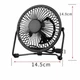 Настольный USB-вентилятор Mini Fan металлический - изображение 4