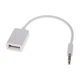 Перехідник у машину AUX USB / Білий - зображення 4