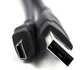Кабель Mini - USB для плееров, колонок, видеорегистраторов / 2 метра / Черный - изображение 2