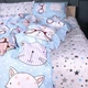 Комплект постельного белья MirSon Семейный 2 x 160 x 220 см 17-0785 Funny cats Бязь (2200011294902) - изображение 2