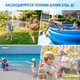 Водяной пистолет аккумуляторный с подсветкой Desert Eagle Water Battle Upgrated с двумя резервуарами Розовый - изображение 6