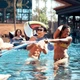 Водяной пистолет аккумуляторный с подсветкой Desert Eagle Water Battle Upgrated с двумя резервуарами Розовый - изображение 7