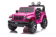 Samochód elektryczny dla dzieci Lean Toys Jeep Wrangler Rubicon DK-JWR555 Różowy (5905323210875) - obraz 1