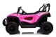 Samochód elektryczny dla dzieci Lean Toys S618 4x4 Różowy (5905323217850) - obraz 2