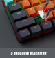 Механическая игровая клавиатура MUCAI MKA610B 60% RGB подсветка Красные свичи Red Switch Hot Swap Type-C - изображение 4
