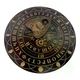 Спиритическая доска Ouija с надписями на украинском языке, деревянная, Ø 36,5 см 36303 - изображение 1