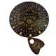 Спиритическая доска Ouija с надписями на украинском языке, деревянная, Ø 36,5 см 36303 - изображение 3
