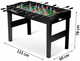 Stół do gry Neo Sport w piłkarzyki 118 x 61 x 79 cm czarny NS-805 (5903890605865) - obraz 7