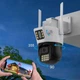 Возвратная уличная камера видеонаблюдения PTZ WiFi A23, 6mp, ICSEE / Вайфай камера / IP камера - изображение 8