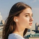 Навушники Hoco EQ20 Rhyme true wireless ANC+ENC noise reduction BT headset Milky White (6942007641326) - зображення 4