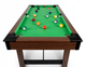Stół do gry Neo Sport w bilard 122 x 61 x 76 cm ciemny brąz NS-807 (5903890605896) - obraz 4