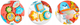 Pchacz interaktywny RICOKIDS 3 w 1 chodzik i stolik edukacyjny RK-810 biało - czerwony (5903890607166) - obraz 7