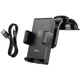 Автотримач Hoco HW22 з бездротовою зарядкою 15W black - зображення 2