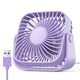 Вентилятор TOPK K52 USB, 8.5cm, 3 скорости, USB 5V 1m, 5W, 360град. purple - изображение 1